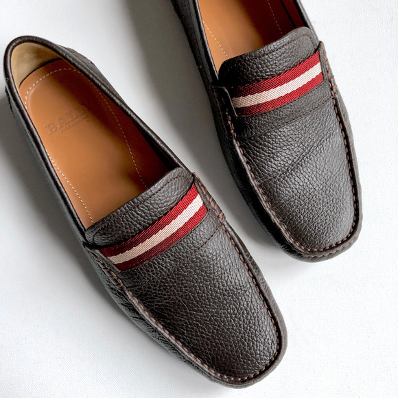 Bally Other - Bally Men’s Wabler Stripe Leather Loafers 7D